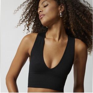 URBAN OUTFITTERS | cropped tank / bralette | black | medium
